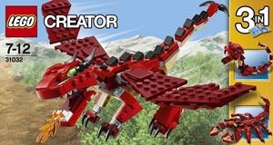 CRIATURES VERMELLES LEGO CREATOR 3 EN 1 | 5702015348119 | LEGO | Llibreria La Gralla | Librería online de Granollers