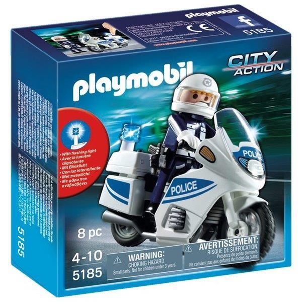 MOTO DE POLICIA PLAYMOBIL CITY ACTION | 4008789051851 | PLAYMOBIL | Llibreria La Gralla | Librería online de Granollers