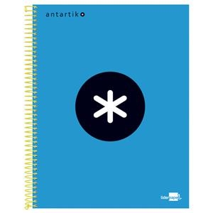 LLIBRETA A4 ANTARTIK ESPIRAL QUADRICULA 5X5 BLAU | 8423473745827 | 74582 | Llibreria La Gralla | Librería online de Granollers