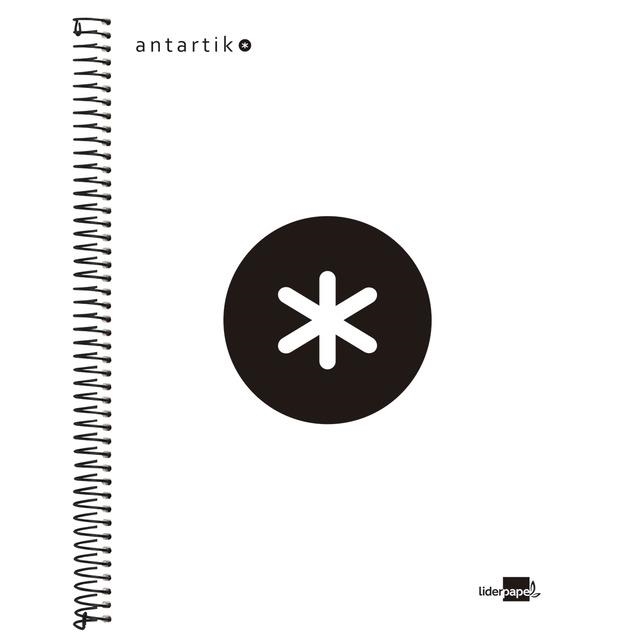 LLIBRETA ANTARTIK ESPIRAL A4 QUADRICULA MICROPERFORAT CARTRO BLANC | 8423473745902 | Llibreria La Gralla | Librería online de Granollers