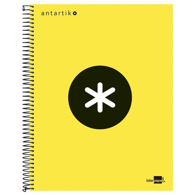 LLIBRETA ANTARTIK ESPIRAL A4 QUADRICULA MICROPERFORAT CARTRO GROC | 8423473745889 | Llibreria La Gralla | Librería online de Granollers
