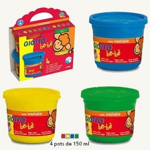 PINTURA A DITS 4X150GR GIOTTO | 8000825006371 | GIO467200 | Llibreria La Gralla | Llibreria online de Granollers