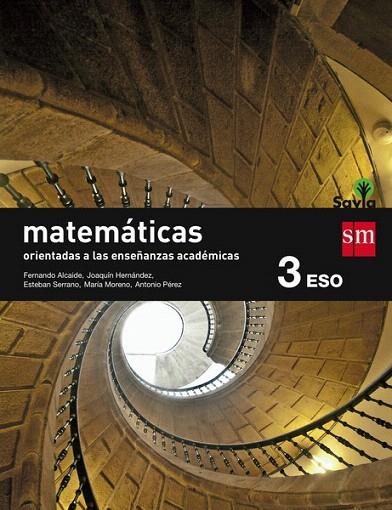 MATEMÁTICAS 3 ESO. ORIENTADAS A LAS ENSEÑANZAS ACADÉMICAS | 9788467576221 | Llibreria La Gralla | Librería online de Granollers