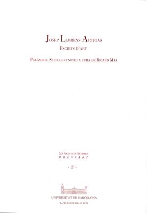 JOSEP LLORENS ARTIGAS | 9788447503339 | Llibreria La Gralla | Llibreria online de Granollers