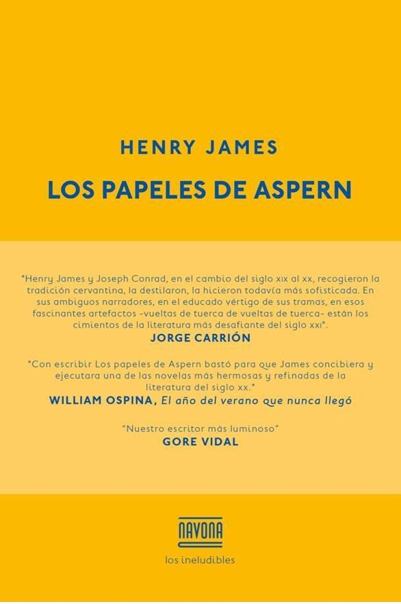 PAPELES DE ASPERN, LOS | 9788416259229 | JAMES, HENRY | Llibreria La Gralla | Llibreria online de Granollers