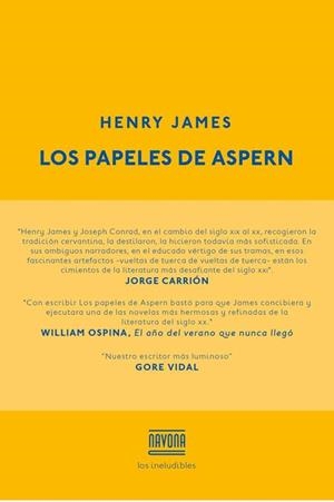 PAPELES DE ASPERN, LOS | 9788416259229 | JAMES, HENRY | Llibreria La Gralla | Llibreria online de Granollers
