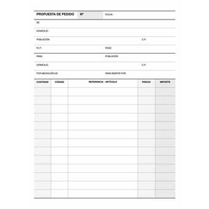 PROPOSTA COMANDA 1/4 APLI  TRIPLICAT | 8410782127116 | APL12711 | Llibreria La Gralla | Llibreria online de Granollers