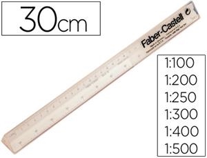ESCALIMETRE TRIANGULAR FABER CASTELL 1:100-200-250-300-400-500 | 4005401765325 | 176532B | Llibreria La Gralla | Llibreria online de Granollers