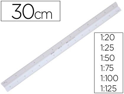 ESCALIMETRE TRIANGULAR FABER CASTELL 1:20-25-50-75-100-125 | 8414790203299 | 176151 | Llibreria La Gralla | Llibreria online de Granollers