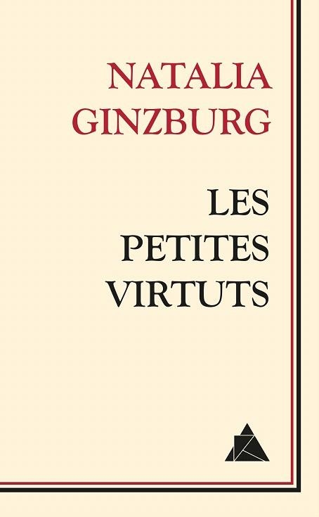 PETITES VIRTUTS, LES | 9788416222100 | GINZBURG, NATALIA | Llibreria La Gralla | Librería online de Granollers