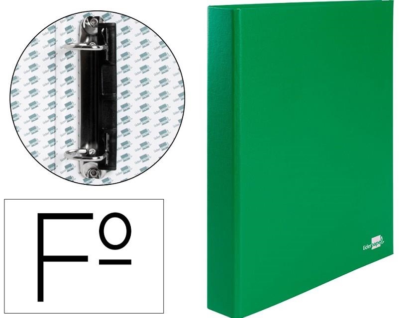CARPETA 2 ANELLES 25 MM VERD | 8423473253025 | LID25302 | Llibreria La Gralla | Llibreria online de Granollers