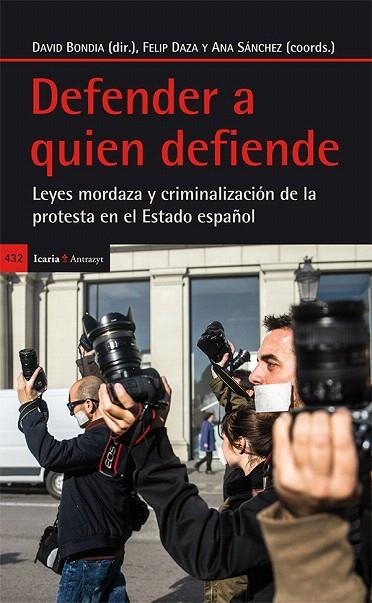 DEFENDER A QUIEN DEFIENDE | 9788498886801 | BONDIA, DAVID (DIR) | Llibreria La Gralla | Librería online de Granollers