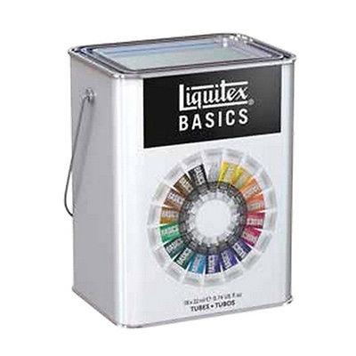 SET ACRILIC LIQUITEX 12 TUBS BASICS CAIXA LLAUNA | 887452002574 | Llibreria La Gralla | Llibreria online de Granollers