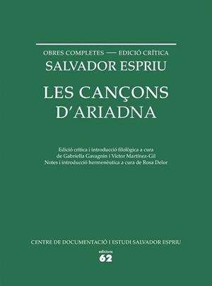 CANÇONS D'ARIADNA, LES | 9788429773330 | ESPRIU, SALVADOR | Llibreria La Gralla | Llibreria online de Granollers