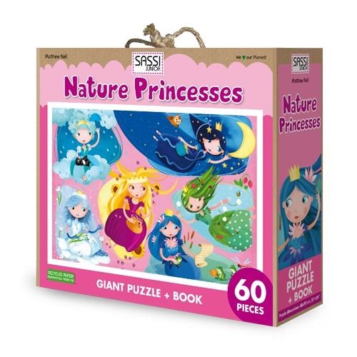 NATURE PRINCESSES (GIANT PUZZLE + BOOK) | 9788868601911 | SASSI JUNIOR | Llibreria La Gralla | Librería online de Granollers