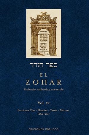ZOHAR VOL. XX, EL | 9788491110583 | BAR IOJAI, RABI SHIMON | Llibreria La Gralla | Librería online de Granollers