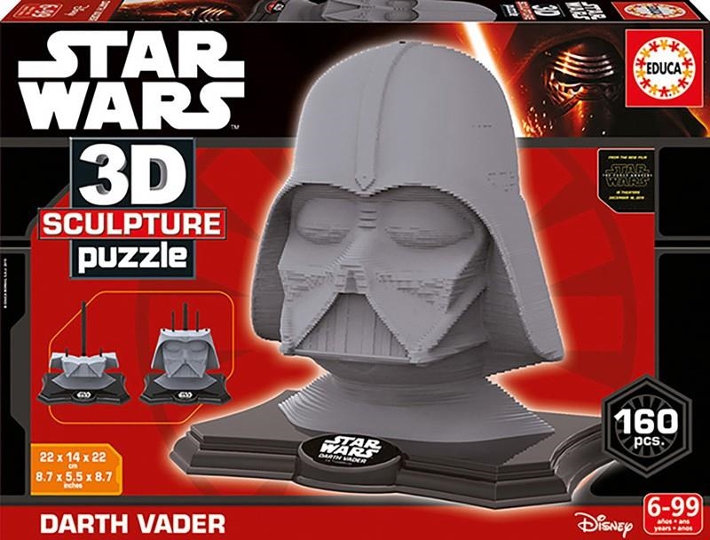 STAR WARS ESCULTURA 3D DARTH VADER | 8412668165007 | EDUCA | Llibreria La Gralla | Llibreria online de Granollers