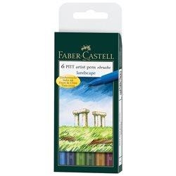RETOLADORS 6 UN FABER CASTELL PITT ARTIST PENS PAISSATGE | 4005401671053 | Llibreria La Gralla | Llibreria online de Granollers