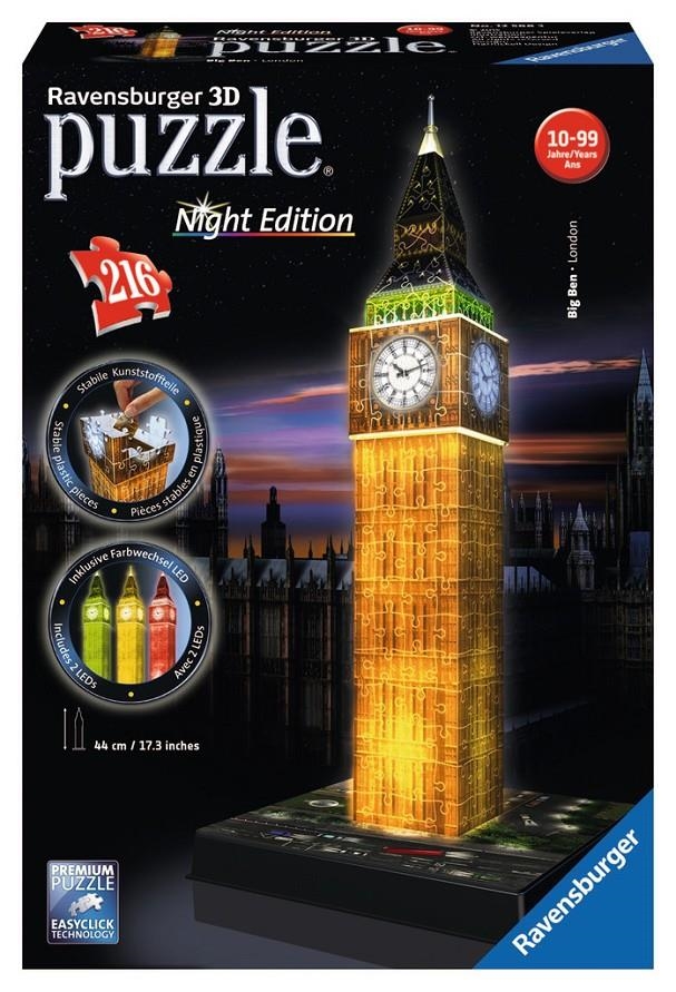 PUZZLE 3D BIG BEN | 4005556125883 | RAVENSBURGER | Llibreria La Gralla | Librería online de Granollers