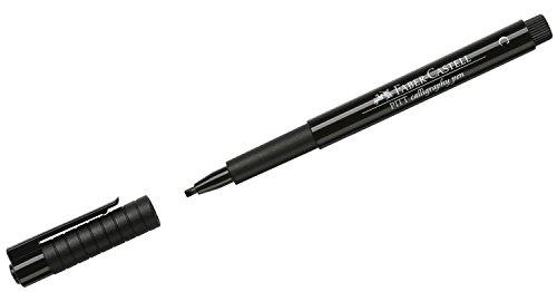 RETOLADOR FABER CASTELL PITT CALIGRAFIA NEGRE | 4005401675990 | Llibreria La Gralla | Llibreria online de Granollers