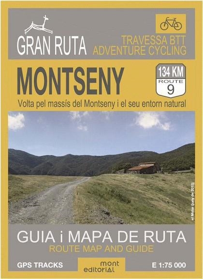 MONTSENY. GUIA I MAPA DE RUTA TRAVESSA BTT | 9788460834373 | MONT EDITORIAL | Llibreria La Gralla | Llibreria online de Granollers