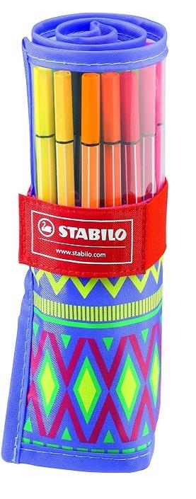 RETOLADORS STABILO 25 UN ESTOIG LILA. ROLLERSET FESTIVAL SPIRIT | 4006381465380 | Llibreria La Gralla | Llibreria online de Granollers