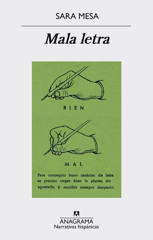 MALA LETRA | 9788433998057 | MESA, SARA  | Llibreria La Gralla | Librería online de Granollers