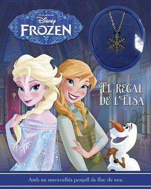 FROZEN. LLIBRE AMB PENJOLL. EL REGAL DE L'ELSA | 9788416519057 | DISNEY | Llibreria La Gralla | Librería online de Granollers