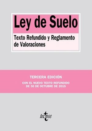 LEY DE SUELO | 9788430968619 | EDITORIAL TECNOS | Llibreria La Gralla | Librería online de Granollers