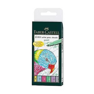 RETOLADORS 6 UN FABER CASTELL PITT ARTIST PENS PASTEL | 4005401671633 | FAB167163 | Llibreria La Gralla | Llibreria online de Granollers