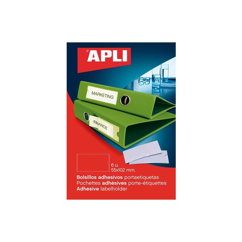 BUTXAQUES PORTAETIQUETES ADHESIVES 55X102MM | 8410782026143 | Llibreria La Gralla | Llibreria online de Granollers