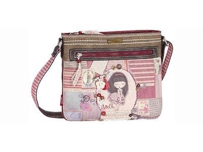 BANDOLERA ANEKKE PATCHWORK VERMELLA  | 8434172029910 | WAKBO227653 | Llibreria La Gralla | Llibreria online de Granollers