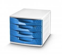 MODUL 4 CALAIXOS CEP BLANC-BLAU  | 3462159001975 | Llibreria La Gralla | Llibreria online de Granollers