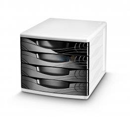 MODUL 4 CALAIXOS CEP BLANC-NEGRE | 3462159001944 | Llibreria La Gralla | Llibreria online de Granollers