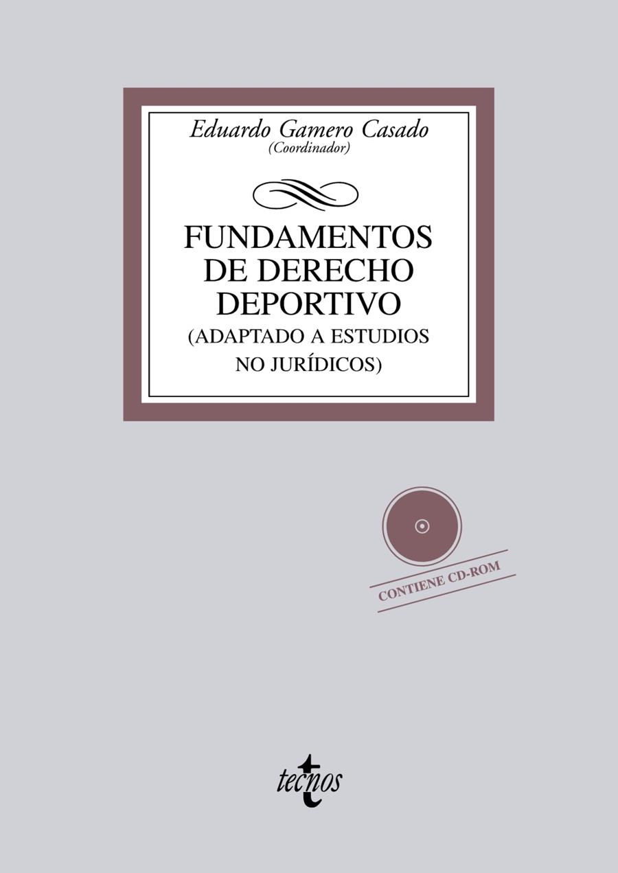 FUNDAMENTOS DE DERECHO DEPORTIVO | 978-8430955978 | GAMERO, EDUARDO | Llibreria La Gralla | Librería online de Granollers