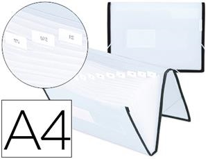 CARPETA CLASSIFICADORA FUELLE LIDERPAPEL BLANCO | 8423473777750 | Llibreria La Gralla | Llibreria online de Granollers