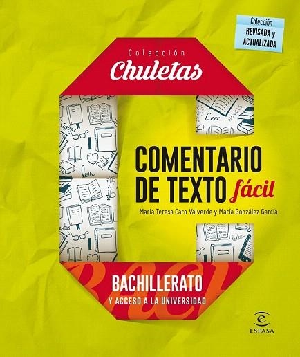 COMENTARIO DE TEXTO FÁCIL PARA BACHILLERATO | 9788467046601 | CARO VALVERDE, MARÍA TERESA / GONZÁLEZ GARCÍA, MARÍA | Llibreria La Gralla | Llibreria online de Granollers