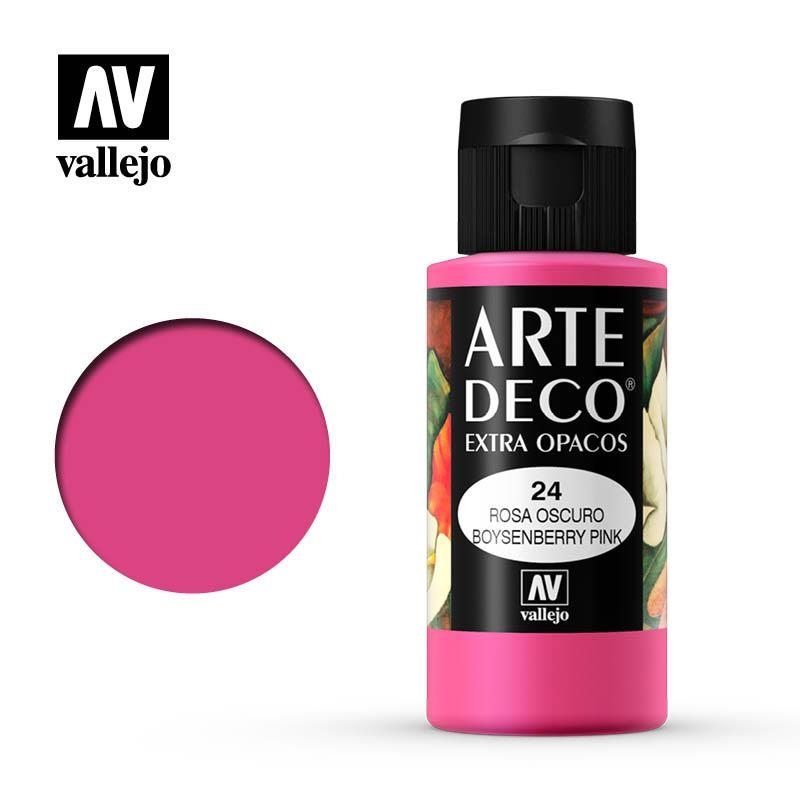 ART DECO VALLEJO 60ML 24 ROSA FOSC | 8429551850247 | 85024 | Llibreria La Gralla | Llibreria online de Granollers