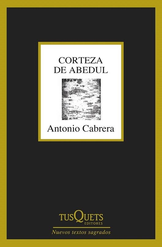CORTEZA DE ABEDUL | 9788490662892 | CABRERA, ANTONIO | Llibreria La Gralla | Librería online de Granollers