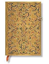 LLIBRETA PAPERBLANKS GOLD INLAY MINI RATLLES | 9781439725351 | PAPPB25351 | Llibreria La Gralla | Librería online de Granollers