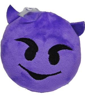 EMOTICONA AMB VENTOSA DIMONI LILA | 8434364000284 | EMOTICON WORLD | Llibreria La Gralla | Llibreria online de Granollers