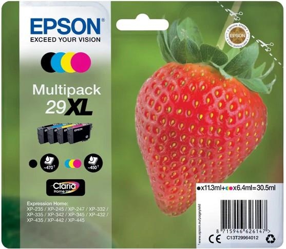 MULTIPACK 4 CARTUTXOS EPSON STYLUS 29XL | 8715946602356 | Llibreria La Gralla | Llibreria online de Granollers