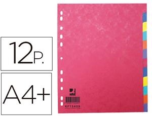 JOC SEPARADORS PLUS Q-CONNECT 12 UN | 5705831154094 | 77866 | Llibreria La Gralla | Llibreria online de Granollers