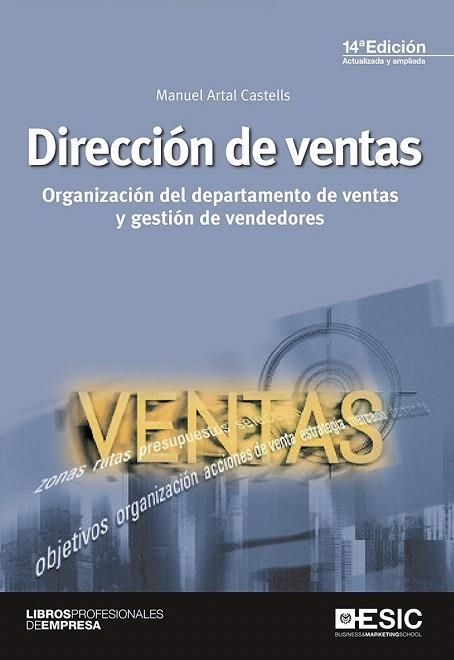 DIRECCIÓN DE VENTAS | 9788416701018 | ARTAL CASTELLS, MANUEL | Llibreria La Gralla | Llibreria online de Granollers