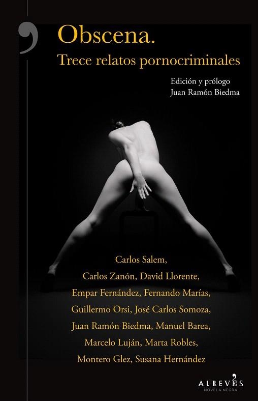 OBSCENA. TRECE RELATOS PORNOCRIMINALES | 9788416328550 | VV.AA | Llibreria La Gralla | Librería online de Granollers