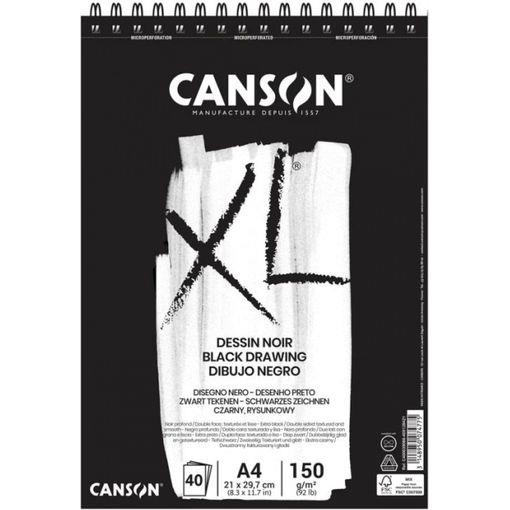 BLOC CANSON XL DESSIN NEGRE A4 150GR | 3148950074775 | CNS400039086 | Llibreria La Gralla | Librería online de Granollers