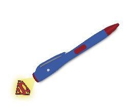 BOLIGRAF PROJECTOR DE LLUM LOGO SUPERMAN | 8436546891819 | SD TOYS | Llibreria La Gralla | Librería online de Granollers