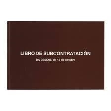 LIBRO DE SUBCONTRATACION | 8422593050897 | MQR 5089 | Llibreria La Gralla | Llibreria online de Granollers