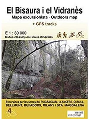 EL BISAURA I EL VIDRANÈS MAPA EXCURSIONISTA + GPS TRACKS 1:30000 | 9788460895664 | SALA OLIVERAS, SALVADOR | Llibreria La Gralla | Librería online de Granollers