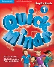 QUICK MINDS LEVEL 1 PUPIL'S BOOK WITH ONLINE INTERACTIVE ACTIVITIES | 9788483235232 | PUCHTA,HERBERT/GERNGROSS,GÜNTER/LEWIS-JONES,PETER | Llibreria La Gralla | Llibreria online de Granollers